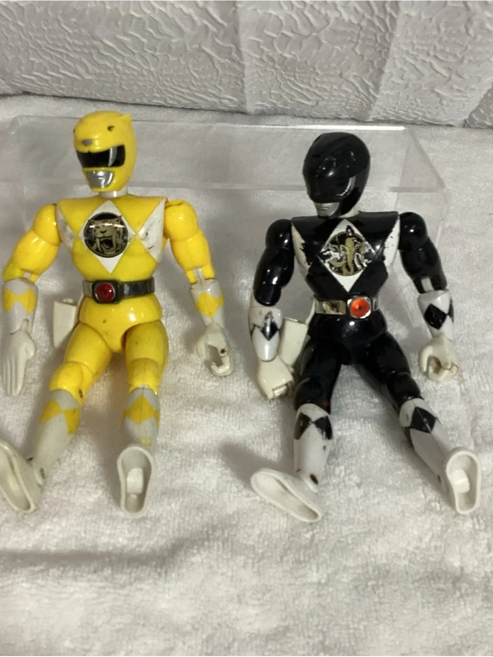 Power Rangers Lot of 2 Vintage 8” Jointed Action Figures Dated 1993 & 1994